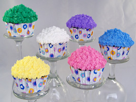 Cupcakes with Pastel Frosting