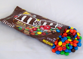 Spilled Bag of M&M's