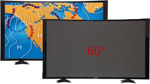 60 Inch Curved TV Prop Double-pack
