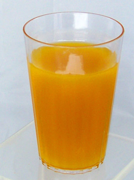 Fake Glass of Orange Juice