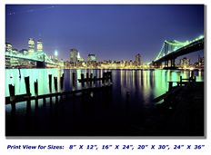 Manhattan Skyline on Canvas