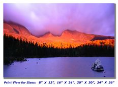 Mt. Katahdin at Sunrise on Canvas