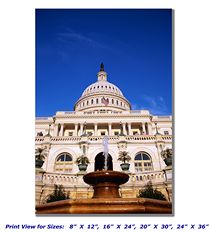 US Capitol Building on Canvas