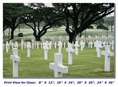 Manila American Cemetery on Canvas
