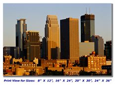 Minneapolis Skyline on Canvas