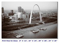 Gateway Arch in St. Louis on Canvas