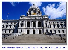 Minnesota Capitol Building on Canvas