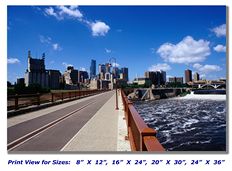 Bridge over the Mississippi River on Canvas