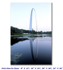 Gateway Arch on Canvas