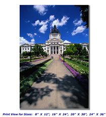 State Capitol Building Pierre South Dakota on Canvas