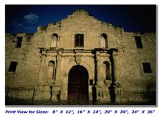 The Alamo on Canvas