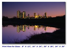 Fort Worth Skyline on Canvas