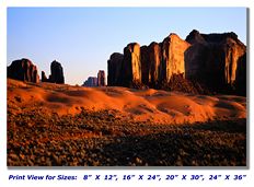 Monument Valley Utah on Canvas
