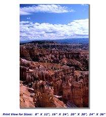 Bryce Canyon National Park on Canvas