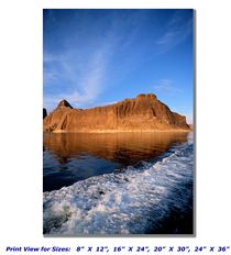 Rock Formations at Lake Powell on Canvas