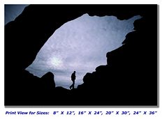 Hiking at the Arches National Park on Canvas