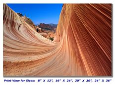 Sandstone Formations in Arizona on Canvas