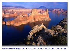 Gunsight Butte in Arizona on Canvas