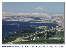 Columbia River on Canvas