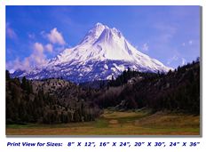 Mt. Shasta on Canvas