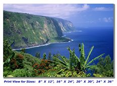 Hawaiian Coast on Canvas