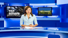 Screen Image Print #091 Holllywood News (Screen Print Only.)