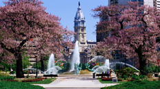 Screen Image Print #106 Fountain in the Park (Screen Print Only.)