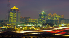 Screen Image Print #112 Atlanta at Night (Screen Print Only.)