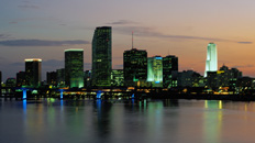 Screen Image Print #115 Miami at Dusk (Screen Print Only.)