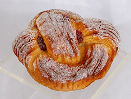 Artificial Twisted Fruit Pastry