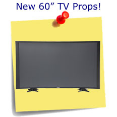 New 60 Inch TV Props